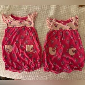 Floral Rompers / Twin bundle